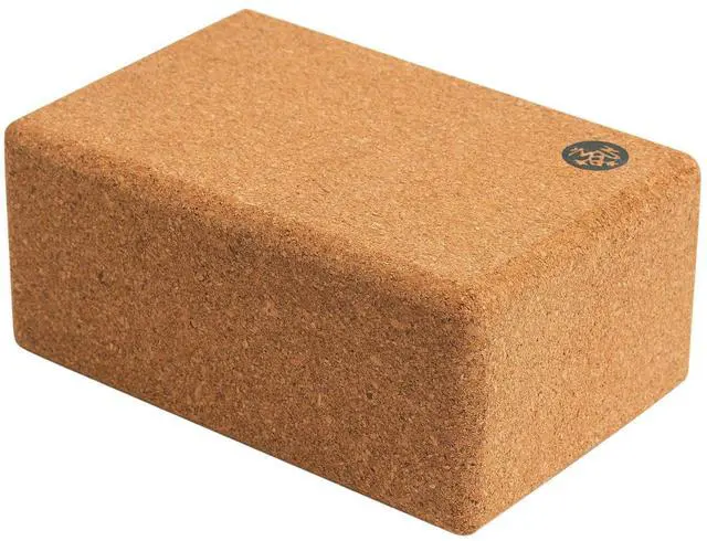 Main image of Yoga Cork Block - Yoga Prop and Accessory, Good for Travel, Comfortable Edges, Lightweight, Extra Firm Cork, 4" x 6" x 9" (10 x 15 x 22.5 cm)