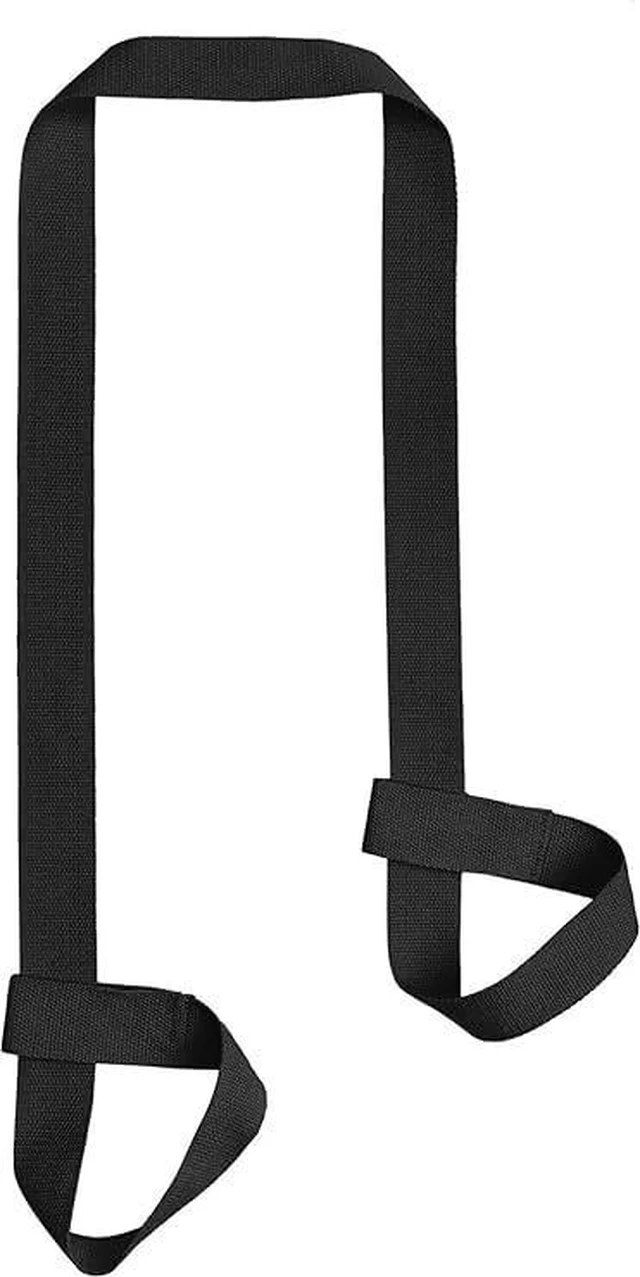 Alt view image 6 of 6 - Yoga Mat Carrier Strap - Adjustable Thick and Wide Strap for Carrying Mat or Stretching, Black
