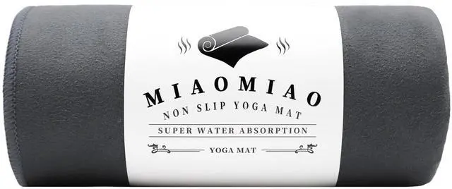 Main image of Non-Slip Hot Yoga Towel Set,Super Absorbent Microfiber in, 24.5" x 72" - Anti-Slip, Injury Free Design for Pilates, Yoga Mats, Exercise, and Fitness Gear