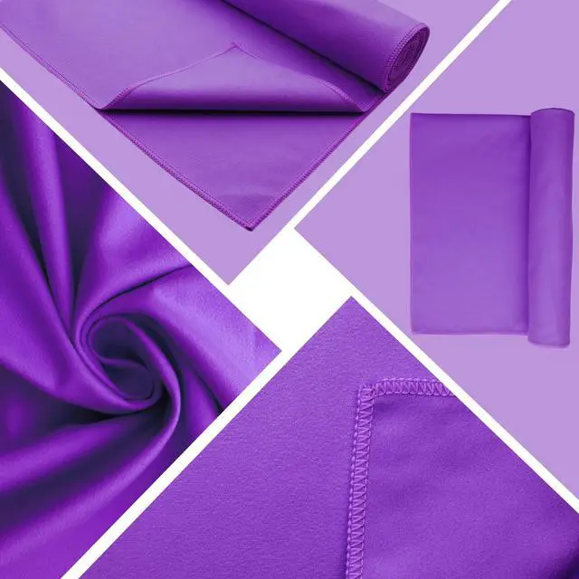 Alt view image 5 of 7 - Non-Slip Hot Yoga Towel Set,Super Absorbent Microfiber in, 24.5" x 72" - Anti-Slip, Injury Free Design for Pilates, Yoga Mats, Exercise, and Fitness Gear