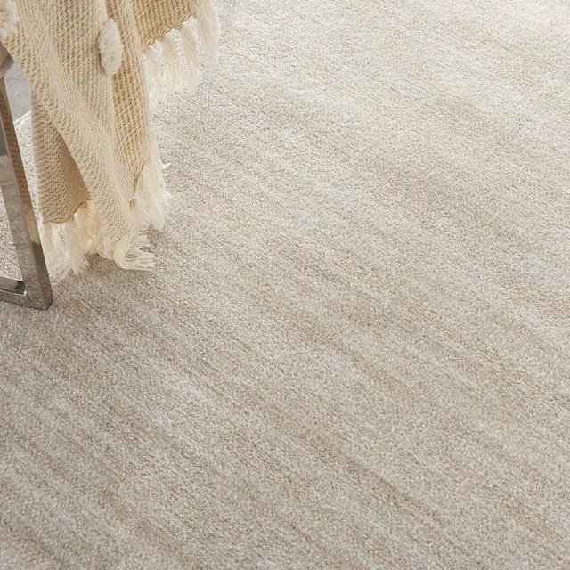 Alt view image 2 of 7 - Home Nourison Essentials Ivory Beige 7' x Square Area Rug - Easy Clean, Non Shedding, Bed Room, Living Room, Dining Room, Kitchen (7' x Square)