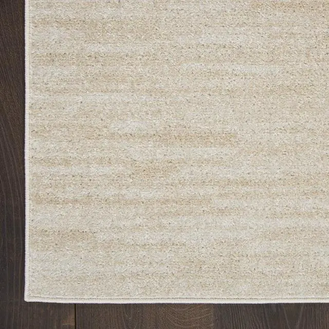 Alt view image 6 of 7 - Home Nourison Essentials Ivory Beige 7' x Square Area Rug - Easy Clean, Non Shedding, Bed Room, Living Room, Dining Room, Kitchen (7' x Square)