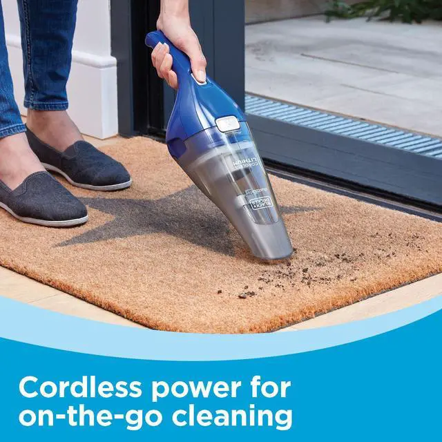 Alt view image 5 of 7 - QuickClean Cordless Handheld Vacuum, Home and Car Vacuum with Charger (HNVC115J22)
