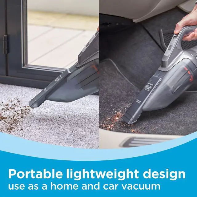 Alt view image 4 of 7 - 20V MAX POWERCONNECT Handheld Vacuum, Cordless, Battery Not Included, Bare Tool Only (BCHV001B)