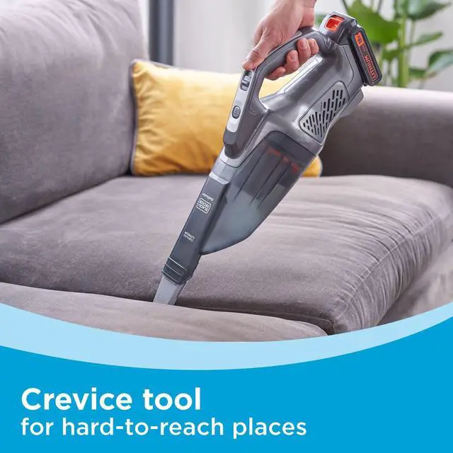 Alt view image 5 of 7 - 20V MAX POWERCONNECT Handheld Vacuum, Cordless, Battery Not Included, Bare Tool Only (BCHV001B)