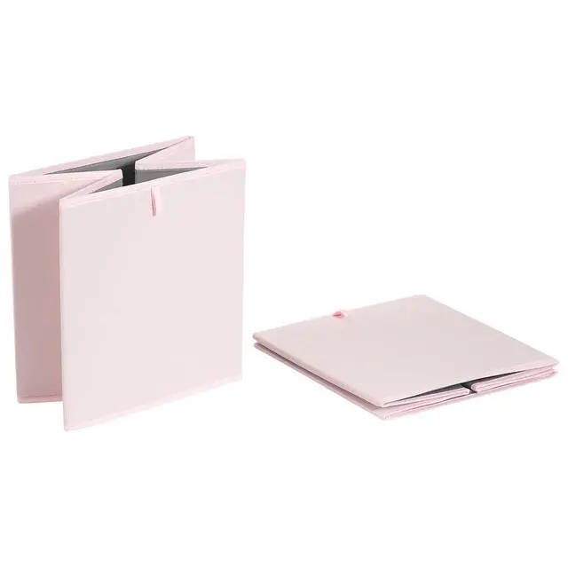 Alt view image 4 of 4 - Collapsible Cube Organizer Bins, Closet Storage Organizer Baskets for Shelves, Space-Saving, 13" x 15" x 13", Peony Pink, Pack of 6