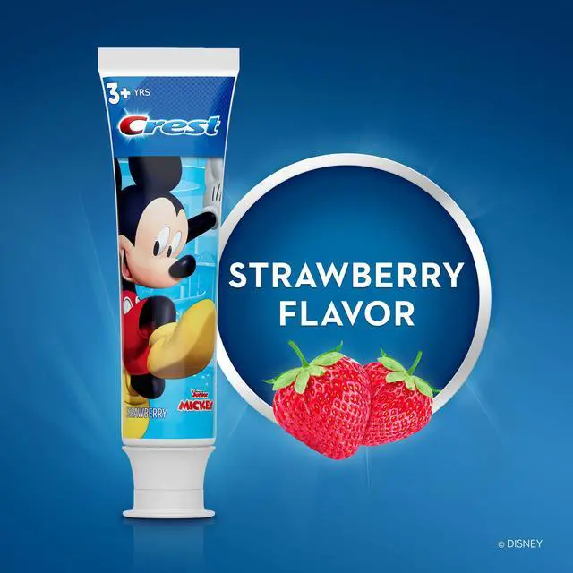 Alt view image 5 of 7 - Kid's Cavity Protection Toothpaste Featuring Disney Junior Mickey Mouse, Strawberry, Ages 3 plus, 4.2 Ounce (Pack of 6)