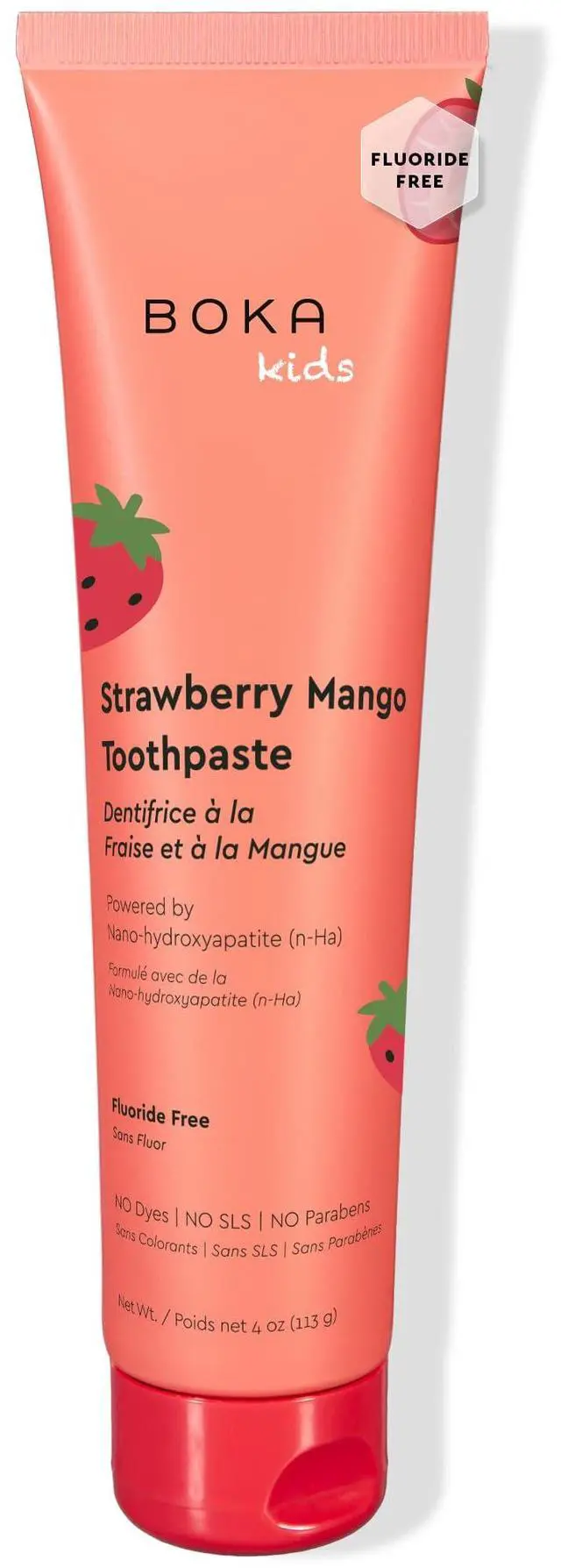 Main image of Fluoride Free Toothpaste Nano Hydroxyapatite Toothpaste - Strawberry Mango Flavor, 4 oz 1Pk
