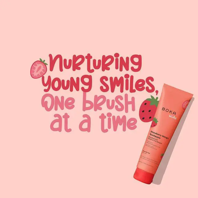 Alt view image 7 of 7 - Fluoride Free Toothpaste Nano Hydroxyapatite Toothpaste - Strawberry Mango Flavor, 4 oz 1Pk