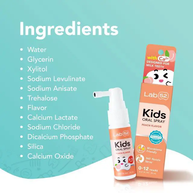Alt view image 6 of 6 - Kids Oral Spray, Toddler Toothpaste Helper for Daily Oral Care and Fresh Breath, Children Approved with Fluoride Free for Newborn to Preschoolers, Xylitol Vanilla Flavor