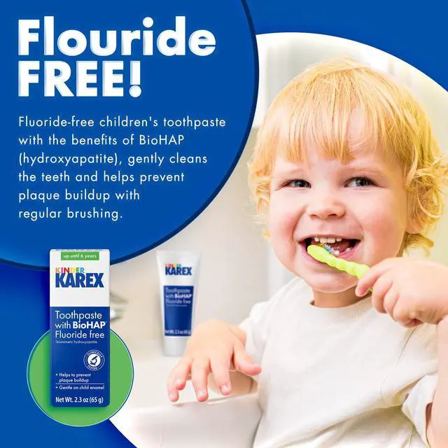 Alt view image 4 of 7 - Kinder Hydroxyapatite Kids Toddler Toothpaste I Fluoride Free I Clinically Tested I 2.3 oz