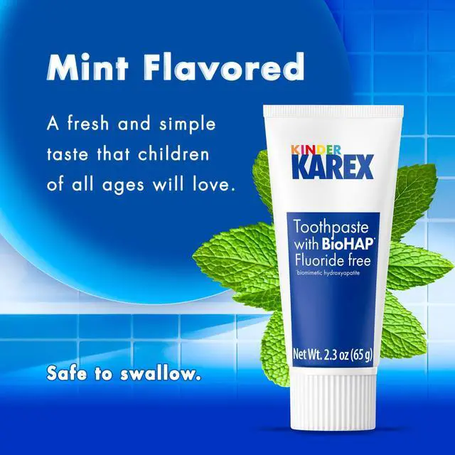 Alt view image 7 of 7 - Kinder Hydroxyapatite Kids Toddler Toothpaste I Fluoride Free I Clinically Tested I 2.3 oz