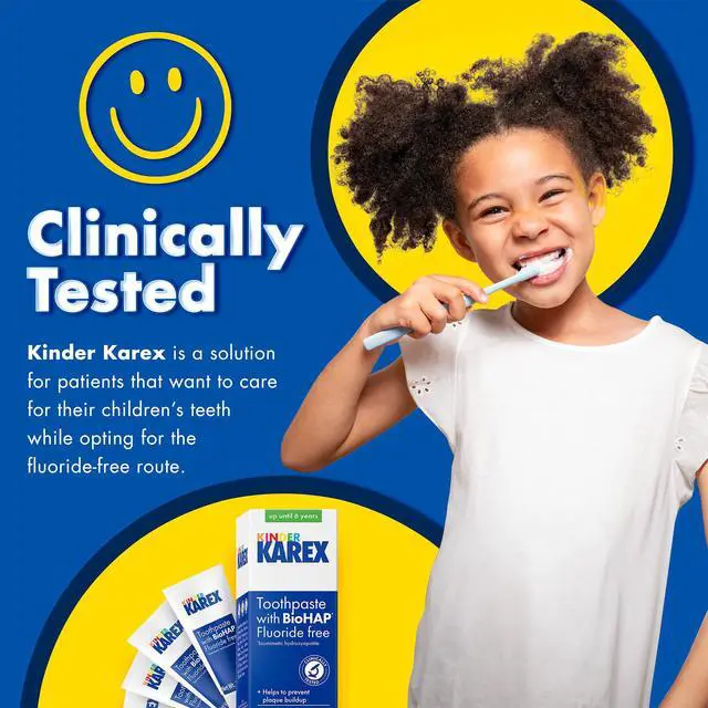 Alt view image 3 of 7 - Kinder Hydroxyapatite Kids Toddler Toothpaste I Fluoride Free I Clinically Tested I 2.3 oz