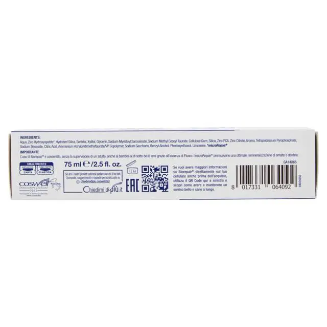 Alt view image 3 of 7 - Paste Oralcare Intensive Night Repair 75ml by COSWELL SpA