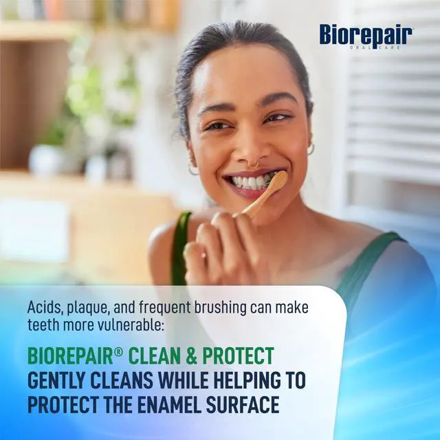 Alt view image 3 of 7 - Clean & Protect - 20% Hydroxyapatite Toothpaste for Daily Use, Fluoride Free - Helps Prevents Plaque and Tartar Formation, Oral Care for Adults and Kids, 3.39 Oz, Made in Italy