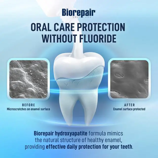 Alt view image 5 of 7 - Gentle Protection- 24% Hydroxyapatite Toothpaste for Sensitive Teeth, Daily Use, Fluoride Free Toothpaste, Helps Prevents Plaque Build-Up & Freshens Breath, Oral Care, 3.28 Oz, Made in Italy
