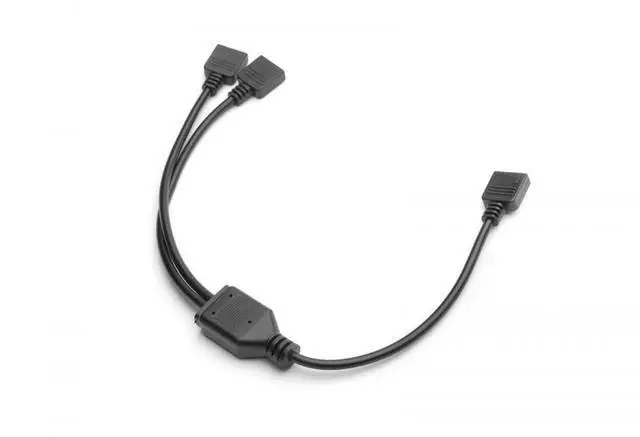 Alt view image 2 of 3 - EKWB EK-Loop D-RGB 2-Way Splitter Adapter Cable ( 5V 3-Pin ARGB )