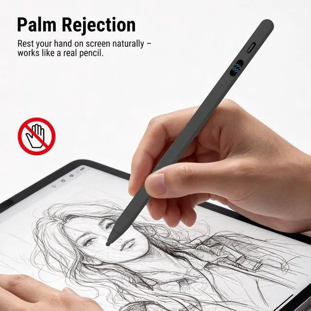 Alt view image 5 of 7 - 2-in-1 Stylus with LED Display
