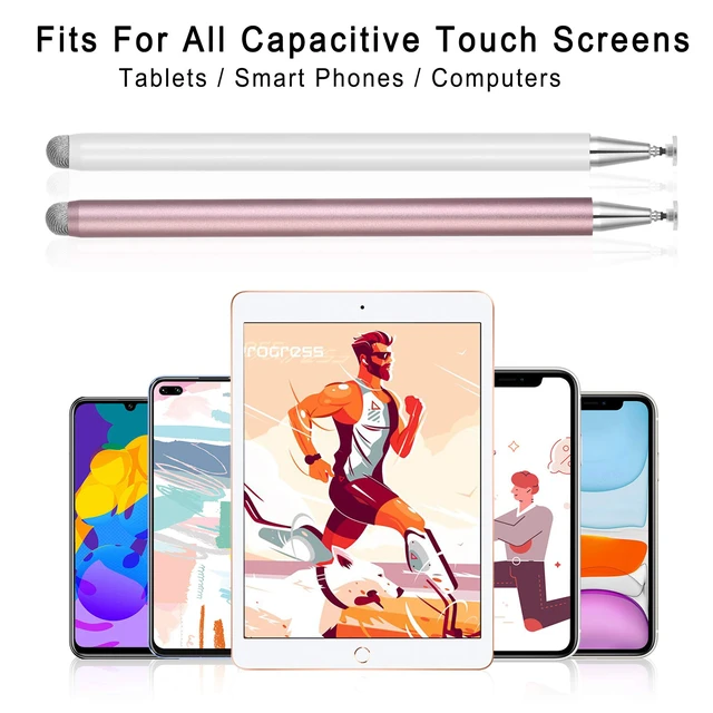 Alt view image 7 of 7 - Stylus Pen for Touchscreen - 1.5mm Ultra-Fine Tip Stylus Pen for iPad Pro, Air | Magnetic Cap | 12H Battery | No Bluetooth | Compatible with iPhone, Android, Chromebook, Tablets
