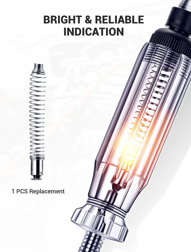 Alt view image 4 of 7 - Heavy Duty 6-24V Automotive Circuit Tester w/Replacement Indicator Light