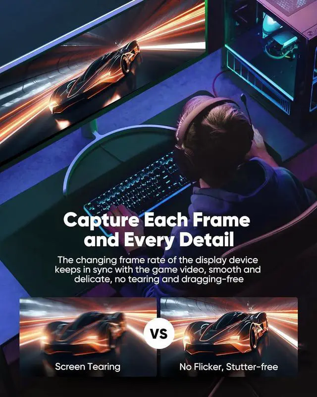 Alt view image 3 of 7 - 8K 2.1 50 FT Long Fiber Optic HDMI Cable, Unidirectional 48Gbps High-Speed HDMI Cables Cord, 4K 120Hz 144Hz Compatible for TV/Laptop/PS-5/X-box/Projector/Entertainment/Sound System & More
