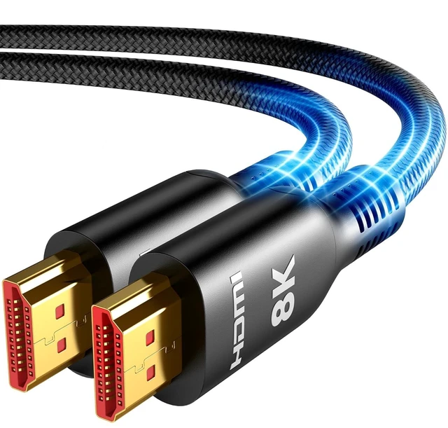 Main image of Highwings Long HDMI Cable 25FT, 8K 4K HDMI 2.1 Cord Ultra High Speed 48Gbps | 8K@60Hz 4K@120Hz, Heavy Duty, Flexible,Braided, eARC, HDCP 2.2&2.3, HDR 10-Compatible with HDTV,Projector,Monitor,Blu-ray