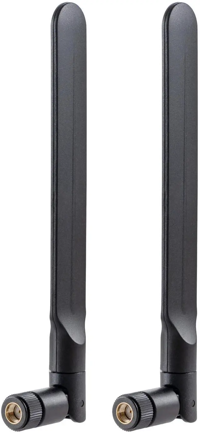 Main image of WiFi 6 6E Tri-Band 2.4GHz/5GHz/6E Omnidirectional Antenna for PC Desktop Computer Motherboard WiFi Router, 2 Pack