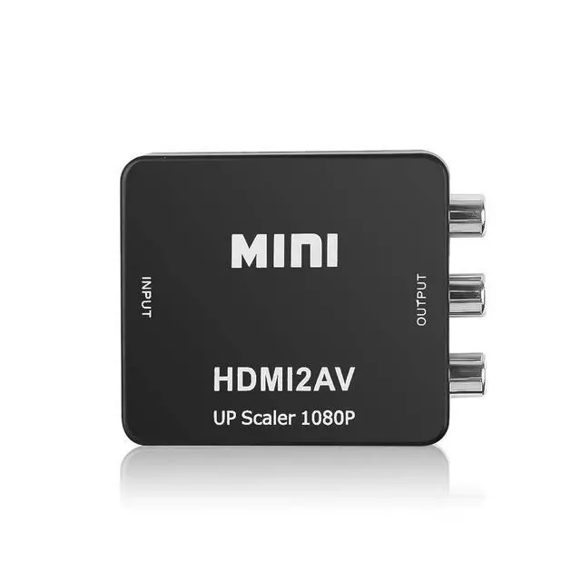 Alt view image 2 of 6 - HDMI to RCA, HDMI to AV Converter 1080p 3RCA CVBs Composite Video Audio Converter Adapter Supporting PAL/NTSC for TV Stick, Roku, Chromecast, PC, Laptop, Xbox, HDTV, PS3 STBBlue-Ray DVD Player