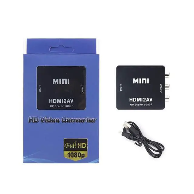 Alt view image 6 of 6 - HDMI to RCA, HDMI to AV Converter 1080p 3RCA CVBs Composite Video Audio Converter Adapter Supporting PAL/NTSC for TV Stick, Roku, Chromecast, PC, Laptop, Xbox, HDTV, PS3 STBBlue-Ray DVD Player