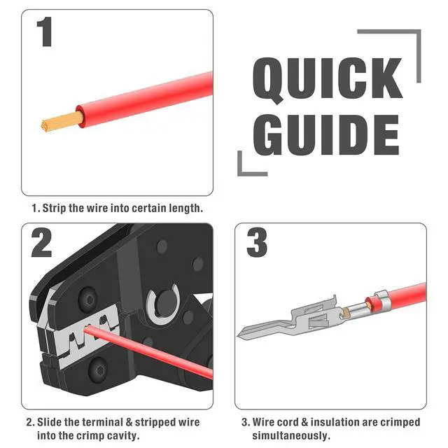 Alt view image 5 of 7 - SN-28B Dupont Crimping Tool for 3.96mm, 2.54mm, 2.5mm Pitch Dupont, JST XH VH Connectors, AWG 18 to 28