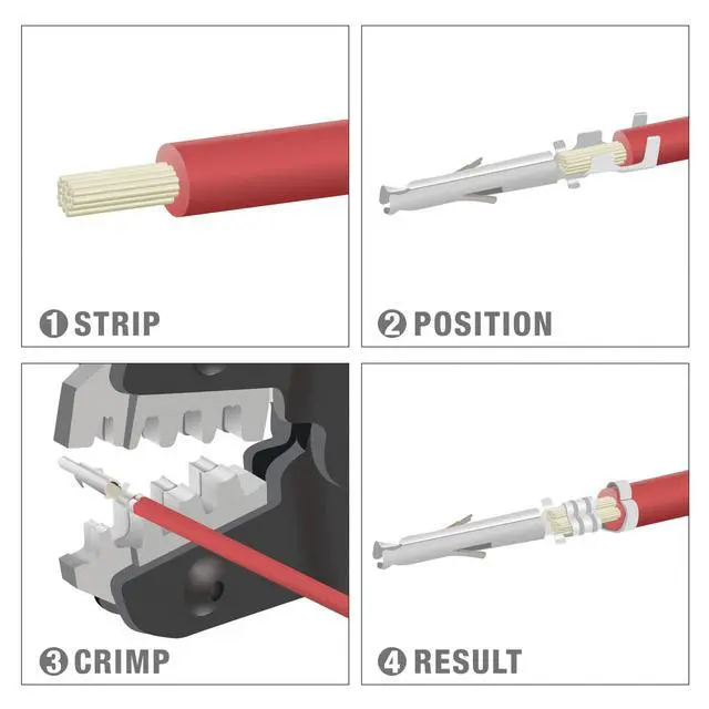 Alt view image 5 of 6 - SN-2549 Ratcheting Wire Crimping Tools for JST ZH 1.5mm, PH 2.0mm, XH 2.5mm, VH 3.96mm, JWPS 4.0mm Pitch, Dupont 2.54mm Pitch Open Barrel Terminals, AWG28-18 (0.08-1.0mm²)