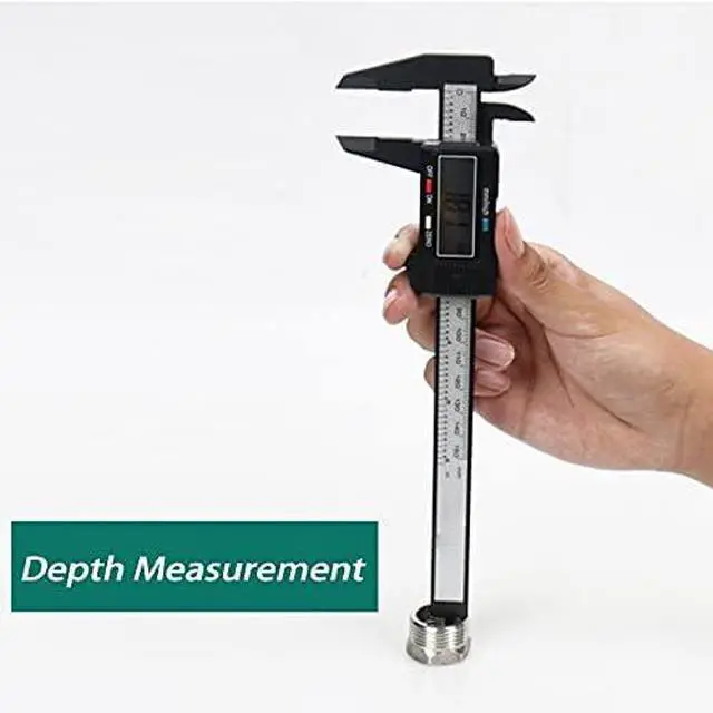Alt view image 6 of 7 - Digital Calipers,Electronic Digital Calipers,LCD Screen displays 0-6"Caliper Measuring Tool,inch and Millimeter Conversion, Suitable for Jewelry Measurement and 3D Printing