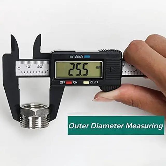 Alt view image 5 of 7 - Digital Calipers,Electronic Digital Calipers,LCD Screen displays 0-6"Caliper Measuring Tool,inch and Millimeter Conversion, Suitable for Jewelry Measurement and 3D Printing