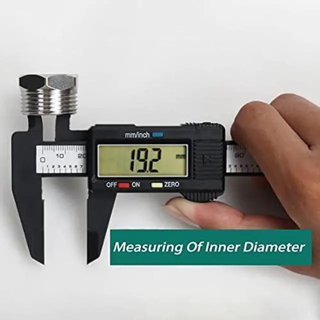 Alt view image 3 of 7 - Digital Calipers,Electronic Digital Calipers,LCD Screen displays 0-6"Caliper Measuring Tool,inch and Millimeter Conversion, Suitable for Jewelry Measurement and 3D Printing