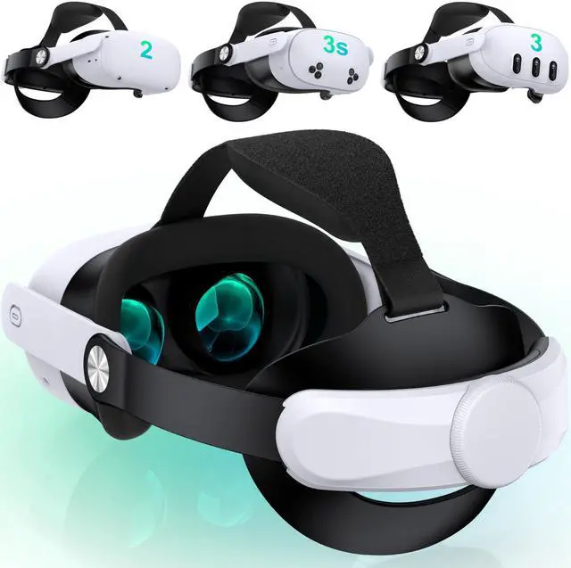 Main image of Head Strap for Meta Quest 3S/Quest 3/Quest 2, Adjustable Elite Strap Replacement for Enhanced Comfort Support of VR Headset