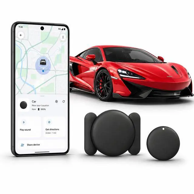 Main image of GPS Tracker for Vehicles,Magnetic Waterproof Car Tracker, No Monthly fees, Mini Portable GPS Tracker for Cars, Trucks, Motorcycle, Anti-TheftAndroid Only