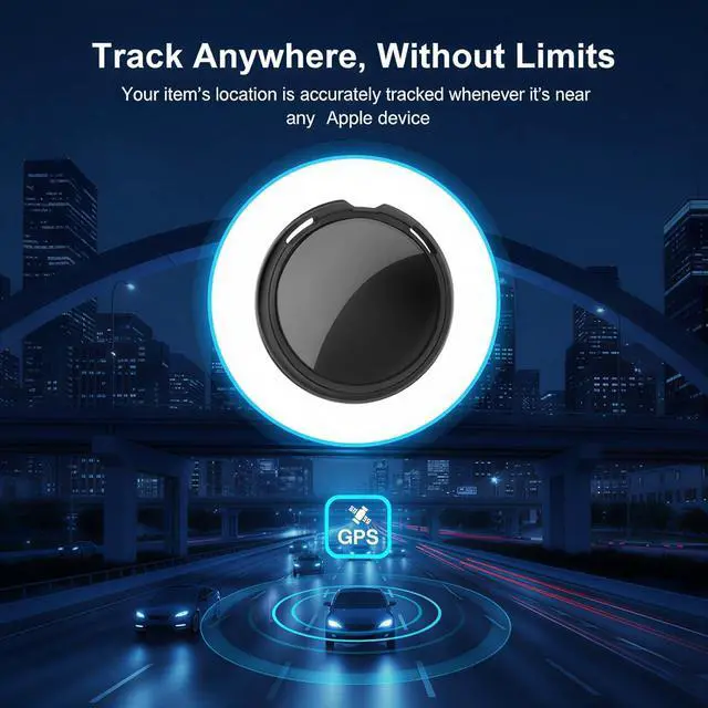 Alt view image 4 of 7 - No Subscription GPS Tracker for Vehicles Work with Find My(iOS Only) Real-Time Mini Tracker Tags Global Coverage Hidden Car Location Tracking Tags Device with Magnetic Case No Monthly Fee Required