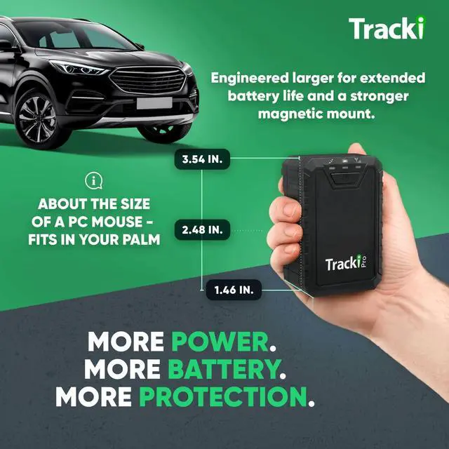 Alt view image 3 of 7 - Pro GPS Tracker for Vehicles Magnetic Waterproof 4G LTE Car Tracker, Long-Life Battery Up to 7 Months, Unlimited Distance, Smart Alerts, Hidden Tracking Device (Subscription Required)