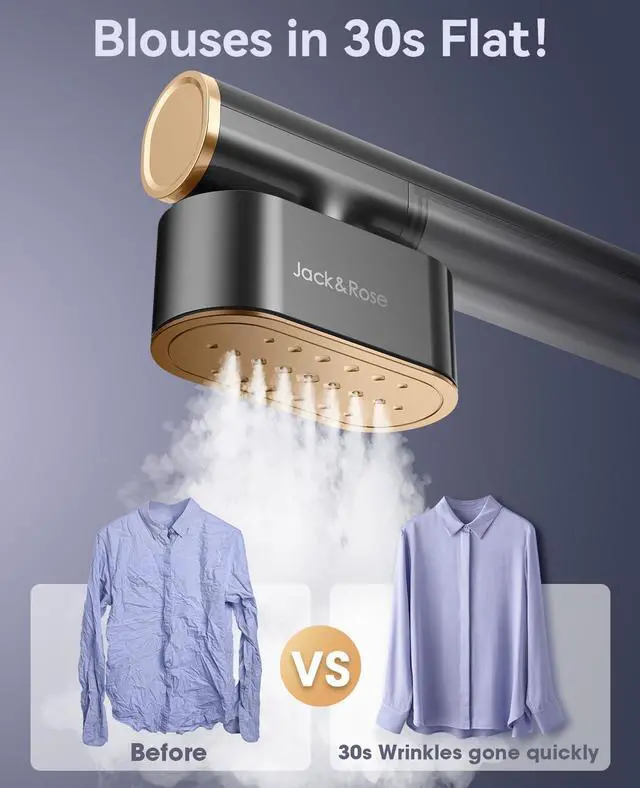 Alt view image 4 of 7 - Travel Steamer for Clothes,100-220V Portable Iron,15s Heat Up,Steamer Iron 2 In 1, Travel Size,Large Ceramic Heat Panel,for Global and Europe