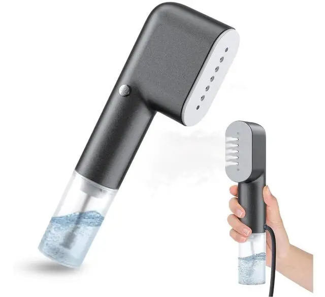 Alt view image 2 of 7 - Travel Steamer for Clothes Portable Mini, 15s Fast Heat-up HandHeld Steamer, 2 in 1 Mini Garment Steamer for Clothes, Handheld Clothing Steam 800W for Garments, Fabric Wrinkle Remover for Travel, 120V