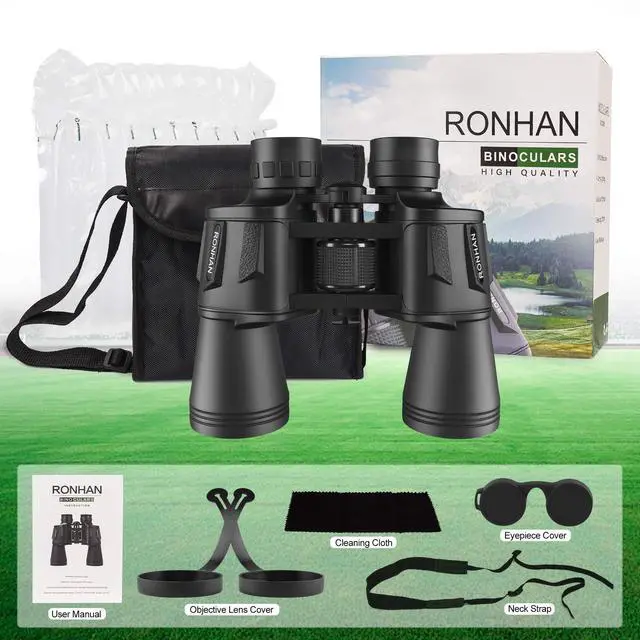 Alt view image 6 of 7 - Binoculars for Adults High Powered, Military HD Professional/Daily Waterproof 20x50 Binoculars for Bird Watching Travel Hunting Football Games Stargazing with Carrying Case & Strap