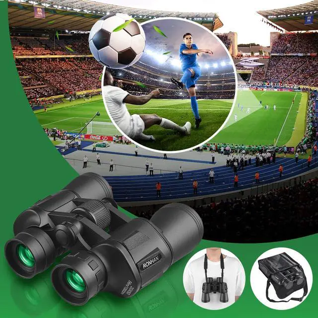 Alt view image 7 of 7 - Binoculars for Adults High Powered, Military HD Professional/Daily Waterproof 20x50 Binoculars for Bird Watching Travel Hunting Football Games Stargazing with Carrying Case & Strap
