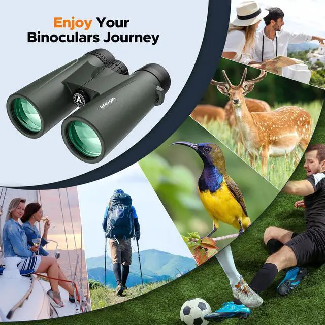 Alt view image 6 of 6 - 15x45 HD Binoculars for Adults High Powered with Phone Adapter, Tripod and Tripod Adapter - Large View Binoculars with Clear Low Light Vision for Bird Watching Cruise Travel