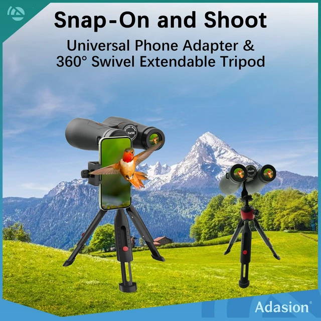 Alt view image 5 of 7 - 15x56 Binoculars for Adults High Powered, Phone Adapter & Tripod Super Powerful, BAK4 Prism, Waterproof, for Hunting Stargazing Bird Watching Wildlife Safari Cruise Travel Sports