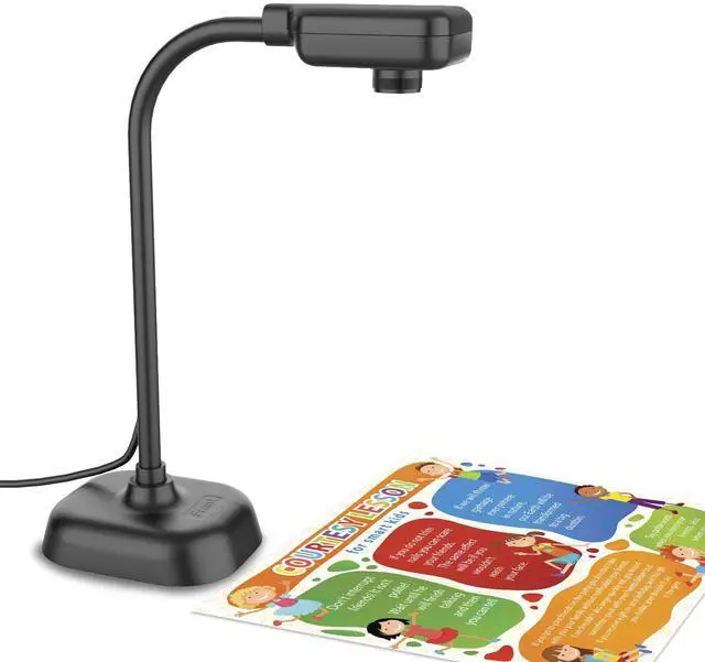 Main image of Document Camera for Teachers and Classroom, USB Webcam/Doc Camera Built-in Mic Mac OS, Windows, Chromebook Compatible for Live Demo, Web Conferencing, Distance Learning, Remote Teaching
