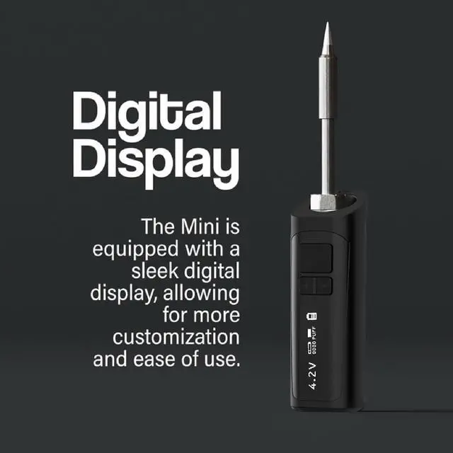 Alt view image 3 of 3 - Smart Mini Portable Soldering Iron Small