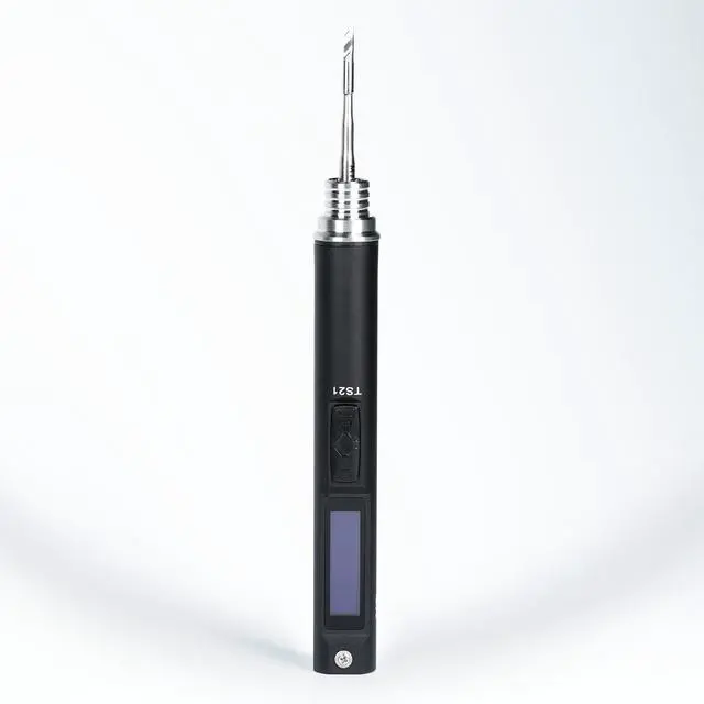 Alt view image 4 of 7 - TS21 Precision Soldering Iron Kit,Adjustable Temperature USB Electric Welding Station,Digital OLED Screen Display with KU Solder Tip, ESD Ground Clip