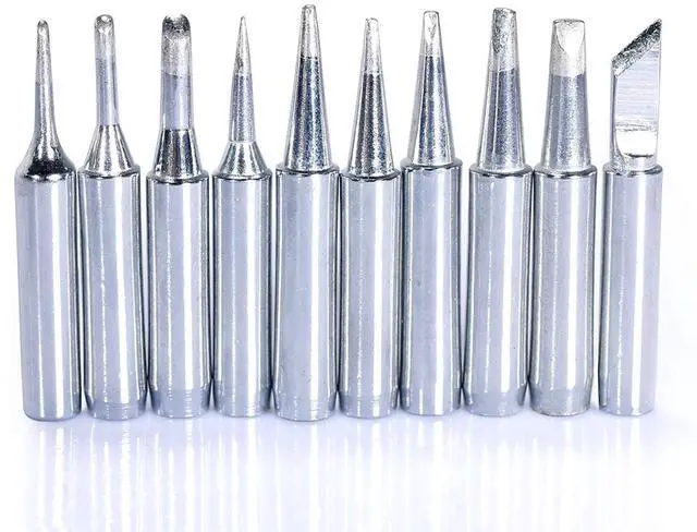 Alt view image 2 of 3 - #1200 Soldering Iron Tips Set 10PCS Long-Life Type Fit for YIHUA SGS Certified Lead-Free Tips