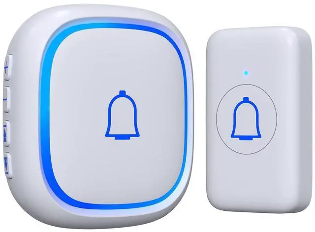 Main image of Wireless Doorbell for Home Classroom IP66 Waterproof Door Bell Ringer Wireless 1000ft Range with 66 Ringtones Kid Doorbell Chime 7 Adjustable Volume LED Flash Doorbells for Teachers