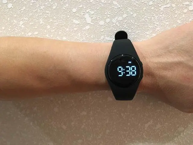 Alt view image 3 of 5 - Vibrating Alarm Watch, Water Resistant Potty Training Wristband Rechargeable Medical Reminder Watch with Timer and 15 Daily Alarms (Black)